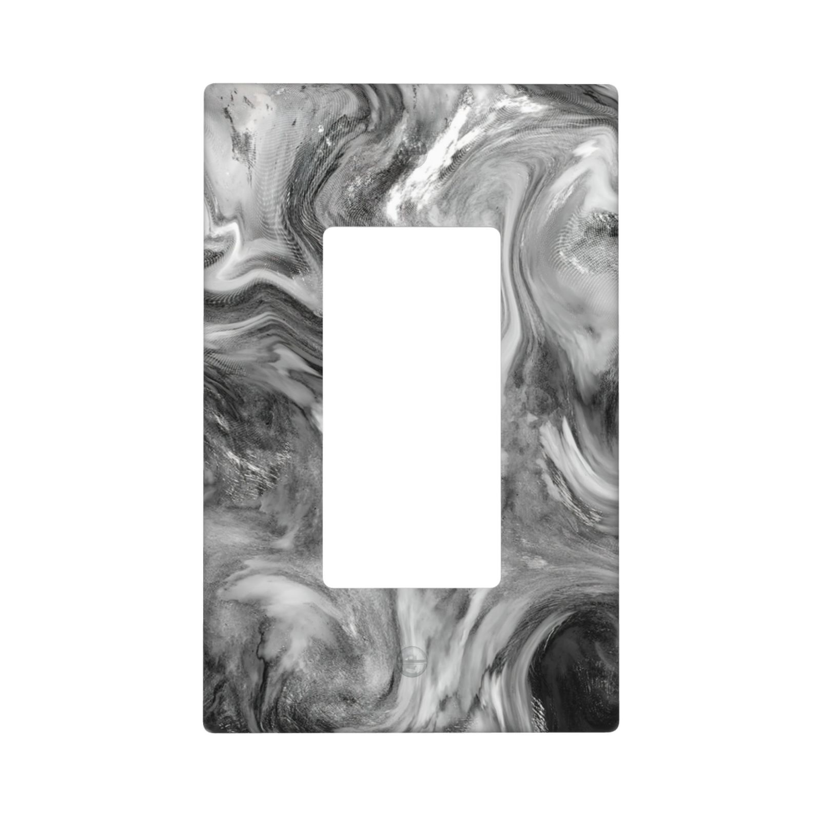 1Pcs Grey Swirl Marble – Granite Print Wall Switch Cover Plate  Wall Plate Cover  Outlet Covers Wall Plate  For bedroom room decoration