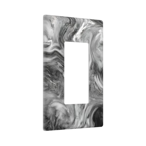 1Pcs Grey Swirl Marble - Granite Print Wall Switch Cover Plate  Wall Plate Cover  Outlet Covers Wall Plate  For bedroom room decoration - Image 3