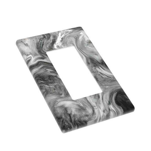 1Pcs Grey Swirl Marble - Granite Print Wall Switch Cover Plate  Wall Plate Cover  Outlet Covers Wall Plate  For bedroom room decoration - Image 2