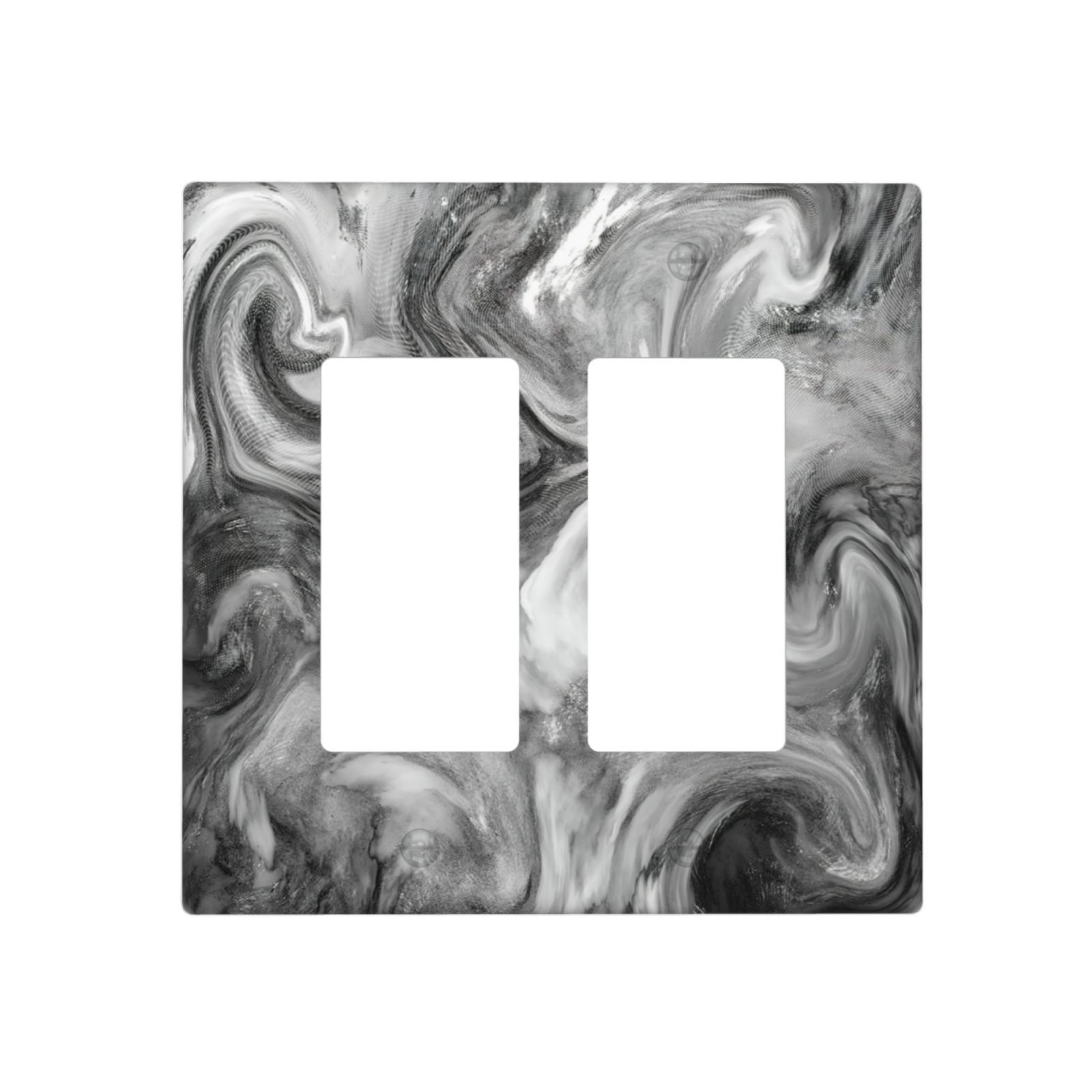 1Pcs Grey Swirl Marble – Granite Print Wall Switch Cover Plate  Wall Plate Cover  Outlet Covers Wall Plate  For bedroom room decoration