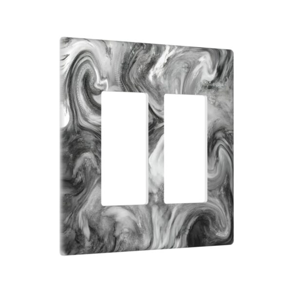 1Pcs Grey Swirl Marble - Granite Print Wall Switch Cover Plate  Wall Plate Cover  Outlet Covers Wall Plate  For bedroom room decoration - Image 2