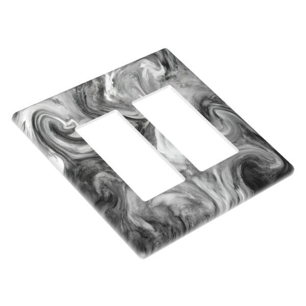 1Pcs Grey Swirl Marble - Granite Print Wall Switch Cover Plate  Wall Plate Cover  Outlet Covers Wall Plate  For bedroom room decoration - Image 3