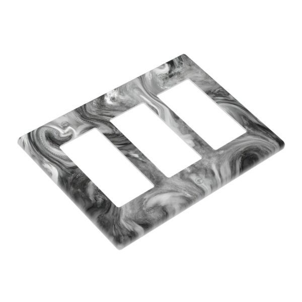 1Pcs Grey Swirl Marble - Granite Print Wall Switch Cover Plate  Wall Plate Cover  Outlet Covers Wall Plate  For bedroom room decoration - Image 2