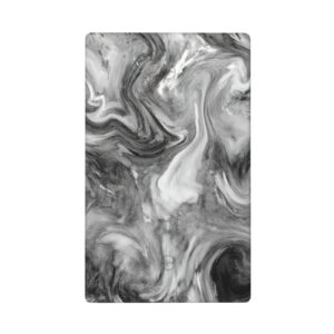 1Pcs Grey Swirl Marble - Granite Print Wall Switch Cover Plate  Wall Plate Cover  Outlet Covers Wall Plate  For bedroom room decoration