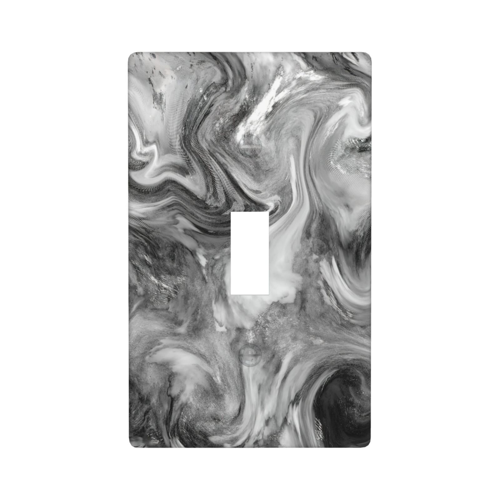 1Pcs Grey Swirl Marble – Granite Print Wall Switch Cover Plate Wall Plate Cover Outlet Covers Wall Plate For bedroom room decoration