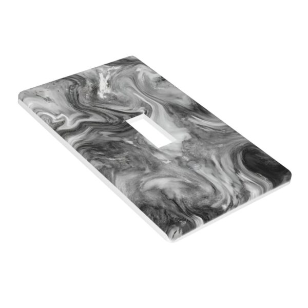 1Pcs Grey Swirl Marble - Granite Print Wall Switch Cover Plate  Wall Plate Cover  Outlet Covers Wall Plate  For bedroom room decoration - Image 3