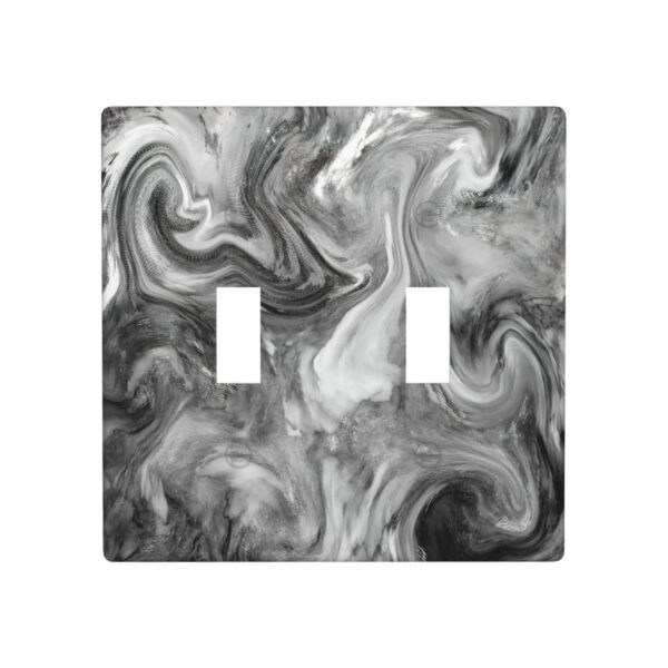 1Pcs Grey Swirl Marble - Granite Print Wall Switch Cover Plate  Wall Plate Cover  Outlet Covers Wall Plate  For bedroom room decoration
