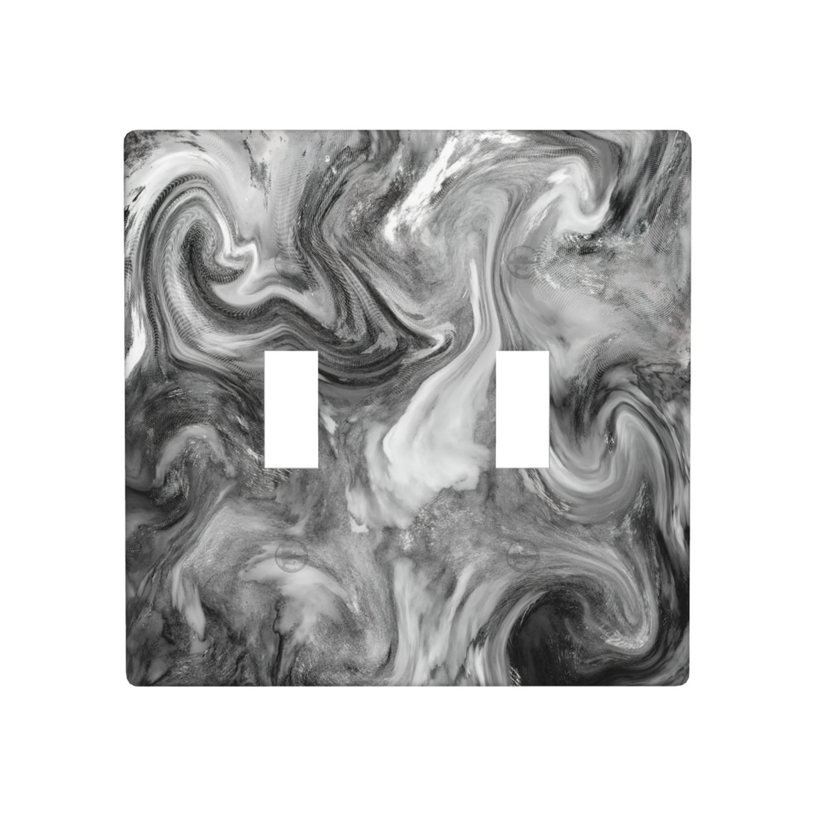 1Pcs Grey Swirl Marble – Granite Print Wall Switch Cover Plate  Wall Plate Cover  Outlet Covers Wall Plate  For bedroom room decoration
