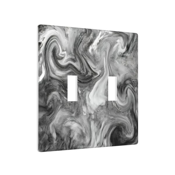 1Pcs Grey Swirl Marble - Granite Print Wall Switch Cover Plate  Wall Plate Cover  Outlet Covers Wall Plate  For bedroom room decoration - Image 3