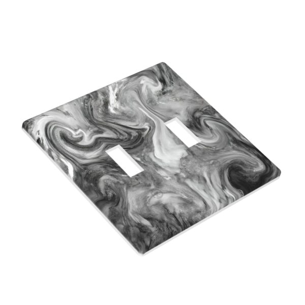 1Pcs Grey Swirl Marble - Granite Print Wall Switch Cover Plate  Wall Plate Cover  Outlet Covers Wall Plate  For bedroom room decoration - Image 2