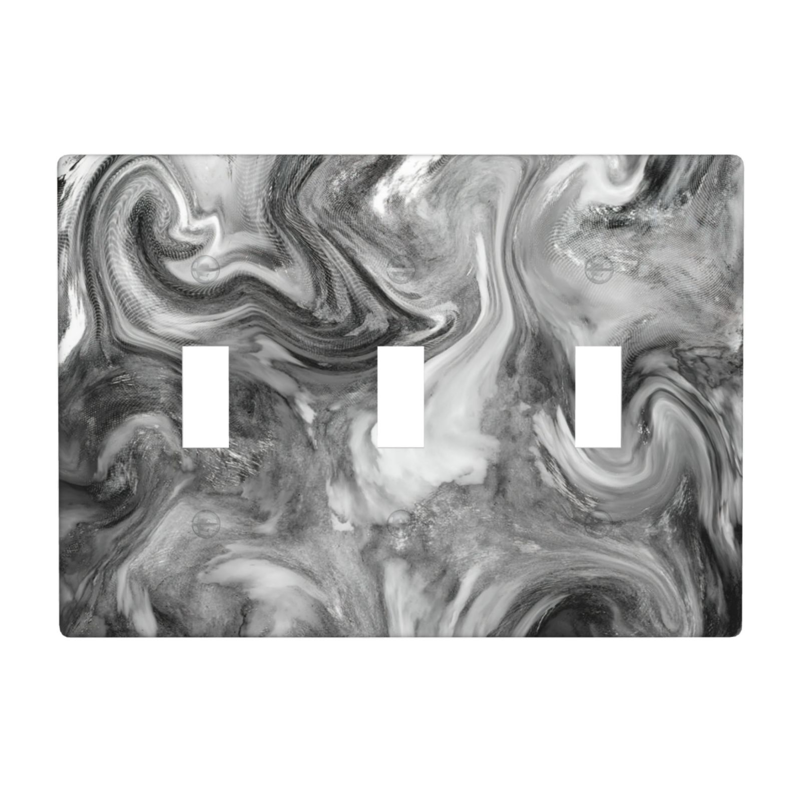 1Pcs Grey Swirl Marble – Granite Print Wall Switch Cover Plate Wall Plate Cover Outlet Covers Wall Plate For bedroom room decoration