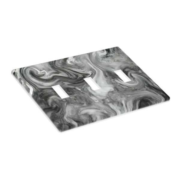 1Pcs Grey Swirl Marble - Granite Print Wall Switch Cover Plate  Wall Plate Cover  Outlet Covers Wall Plate  For bedroom room decoration - Image 3