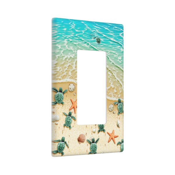 1Pcs Turtles on the Beach Wall Switch Cover Plate  Wall Plate Cover  Outlet Covers Wall Plate  For bedroom room decoration - Image 3