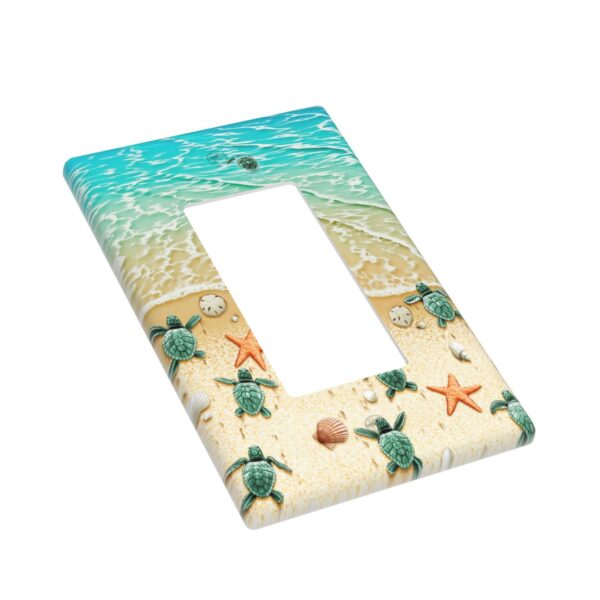 1Pcs Turtles on the Beach Wall Switch Cover Plate  Wall Plate Cover  Outlet Covers Wall Plate  For bedroom room decoration - Image 2