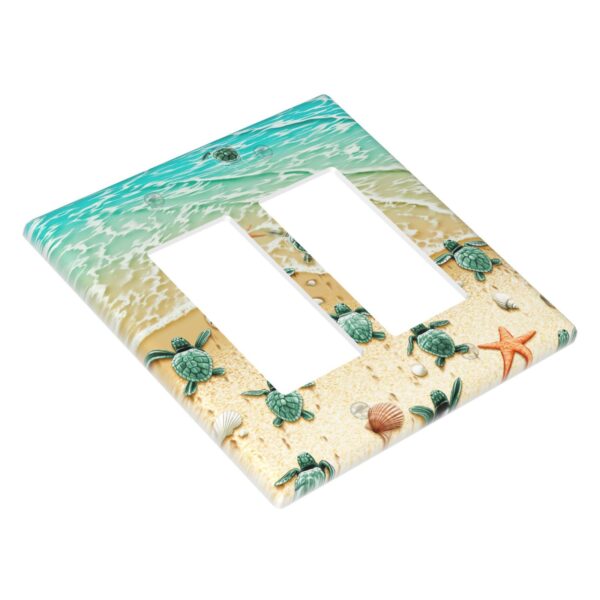 1Pcs Turtles on the Beach Wall Switch Cover Plate  Wall Plate Cover  Outlet Covers Wall Plate  For bedroom room decoration - Image 3