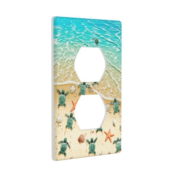 1Pcs Turtles on the Beach Wall Switch Cover Plate  Wall Plate Cover  Outlet Covers Wall Plate  For bedroom room decoration - Image 3