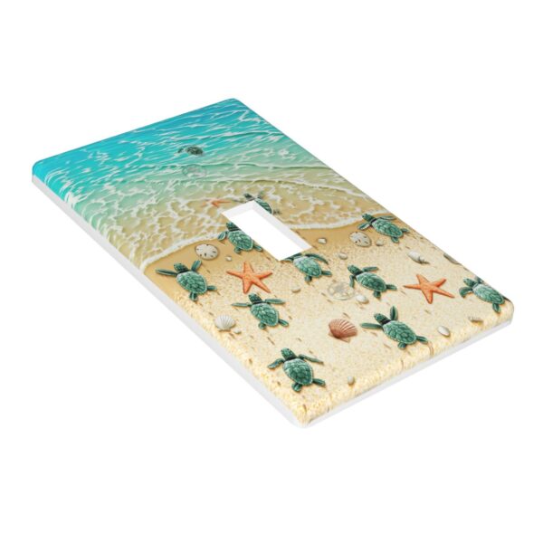 1Pcs Turtles on the Beach Wall Switch Cover Plate  Wall Plate Cover  Outlet Covers Wall Plate  For bedroom room decoration - Image 2