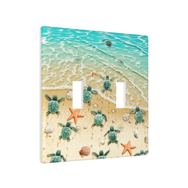 1Pcs Turtles on the Beach Wall Switch Cover Plate  Wall Plate Cover  Outlet Covers Wall Plate  For bedroom room decoration - Image 3