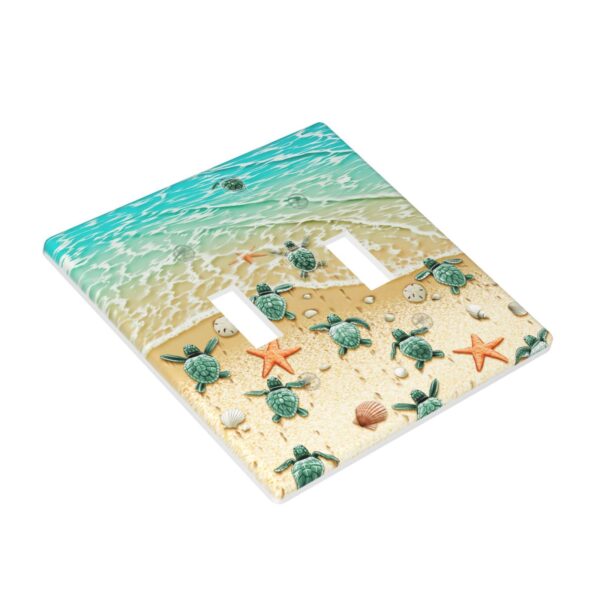 1Pcs Turtles on the Beach Wall Switch Cover Plate  Wall Plate Cover  Outlet Covers Wall Plate  For bedroom room decoration - Image 2