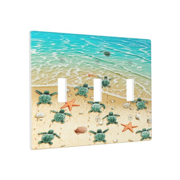1Pcs Turtles on the Beach Wall Switch Cover Plate  Wall Plate Cover  Outlet Covers Wall Plate  For bedroom room decoration - Image 2