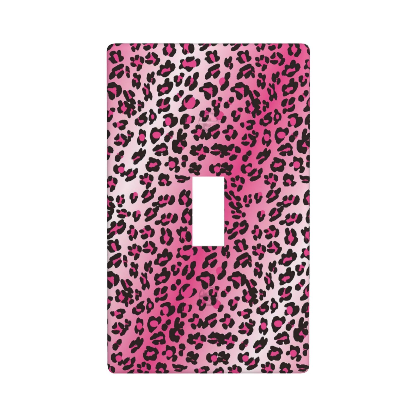 1Pcs Pink Leopard Wall Switch Cover Plate Wall Plate Cover Outlet Covers Wall Plate For bedroom room decoration