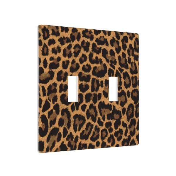 1Pcs Yellow Leopard Wall Switch Cover Plate  Wall Plate Cover  Outlet Covers Wall Plate  For bedroom room decoration - Image 3