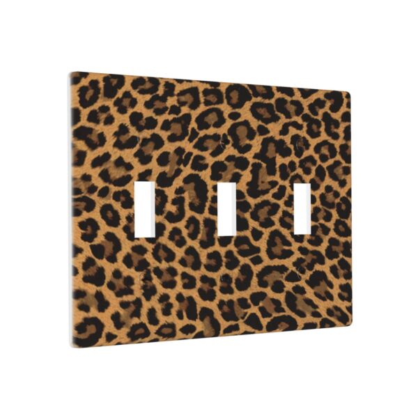 1Pcs Yellow Leopard Wall Switch Cover Plate  Wall Plate Cover  Outlet Covers Wall Plate  For bedroom room decoration - Image 3