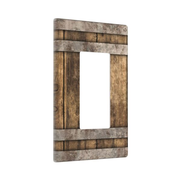 1Pcs Modern Bourbon Barrel Design Wall Switch Cover Plate  Wall Plate Cover  Outlet Covers Wall Plate  For bedroom room decoration - Image 2