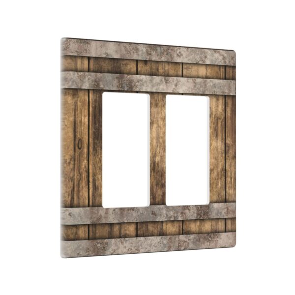 1Pcs Modern Bourbon Barrel Design Wall Switch Cover Plate  Wall Plate Cover  Outlet Covers Wall Plate  For bedroom room decoration - Image 2