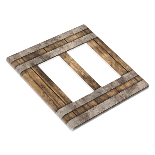 1Pcs Modern Bourbon Barrel Design Wall Switch Cover Plate  Wall Plate Cover  Outlet Covers Wall Plate  For bedroom room decoration - Image 3