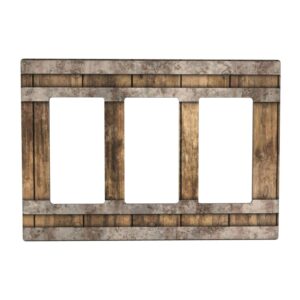 1Pcs Modern Bourbon Barrel Design Wall Switch Cover Plate  Wall Plate Cover  Outlet Covers Wall Plate  For bedroom room decoration