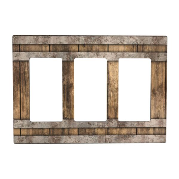 1Pcs Modern Bourbon Barrel Design Wall Switch Cover Plate  Wall Plate Cover  Outlet Covers Wall Plate  For bedroom room decoration
