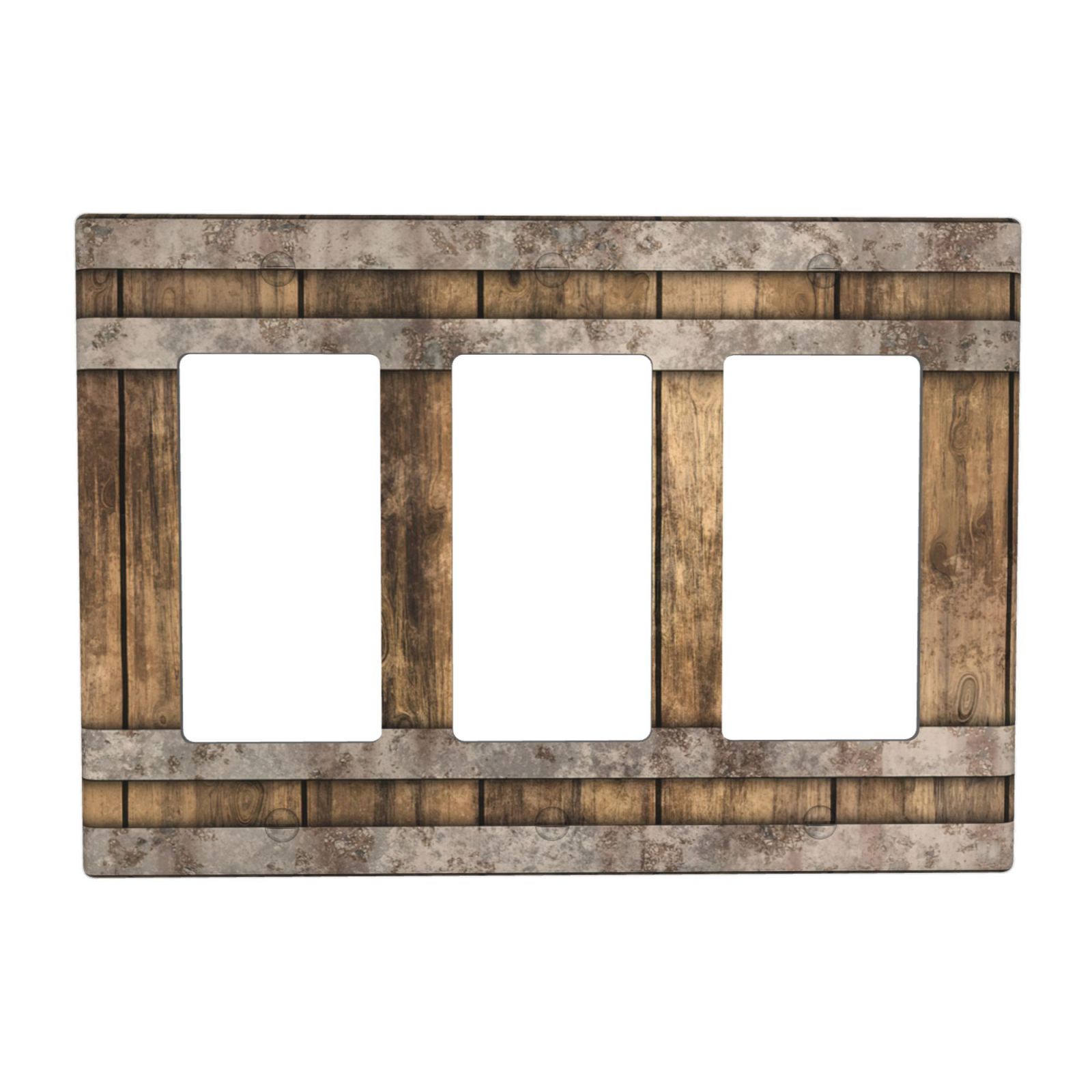 1Pcs Modern Bourbon Barrel Design Wall Switch Cover Plate Wall Plate Cover Outlet Covers Wall Plate For bedroom room decoration