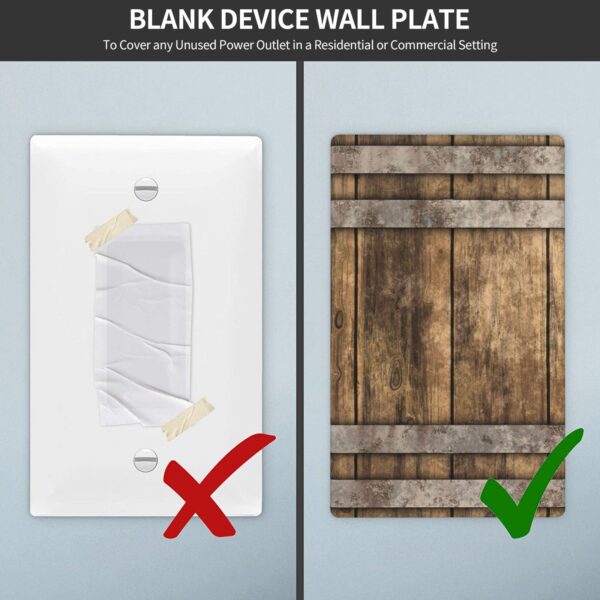 1Pcs Modern Bourbon Barrel Design Wall Switch Cover Plate  Wall Plate Cover  Outlet Covers Wall Plate  For bedroom room decoration - Image 5