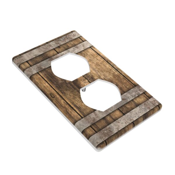 1Pcs Modern Bourbon Barrel Design Wall Switch Cover Plate  Wall Plate Cover  Outlet Covers Wall Plate  For bedroom room decoration - Image 3