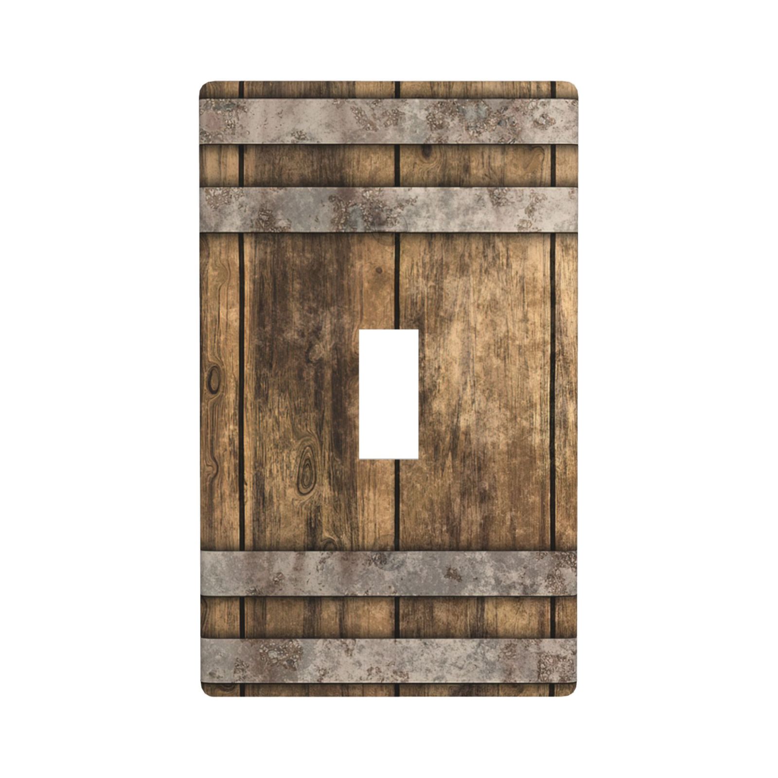 1Pcs Modern Bourbon Barrel Design Wall Switch Cover Plate Wall Plate Cover Outlet Covers Wall Plate For bedroom room decoration