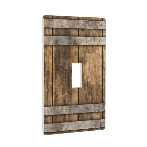 1Pcs Modern Bourbon Barrel Design Wall Switch Cover Plate  Wall Plate Cover  Outlet Covers Wall Plate  For bedroom room decoration - Image 2
