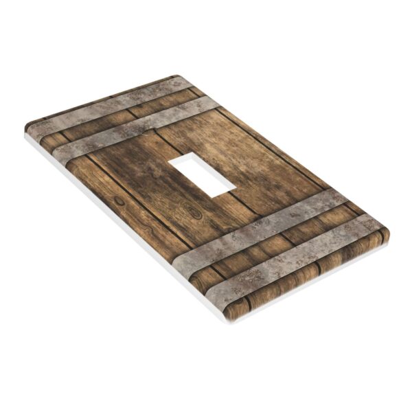 1Pcs Modern Bourbon Barrel Design Wall Switch Cover Plate  Wall Plate Cover  Outlet Covers Wall Plate  For bedroom room decoration - Image 3