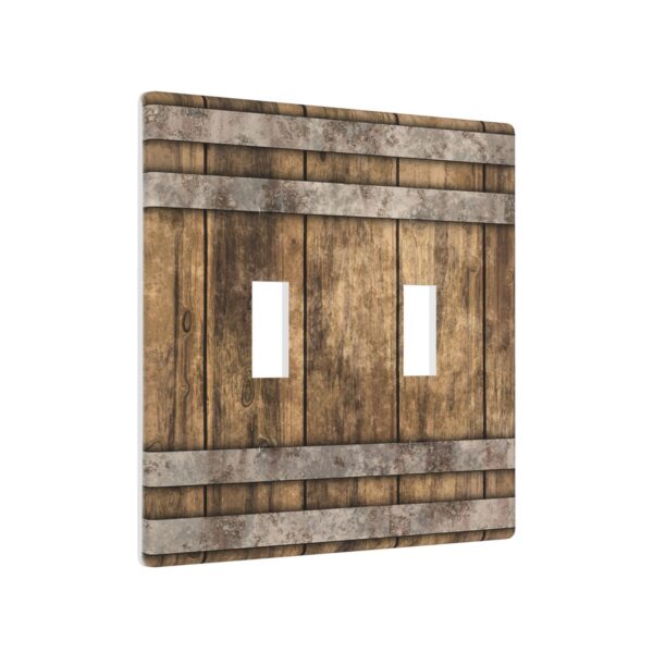 1Pcs Modern Bourbon Barrel Design Wall Switch Cover Plate  Wall Plate Cover  Outlet Covers Wall Plate  For bedroom room decoration - Image 2