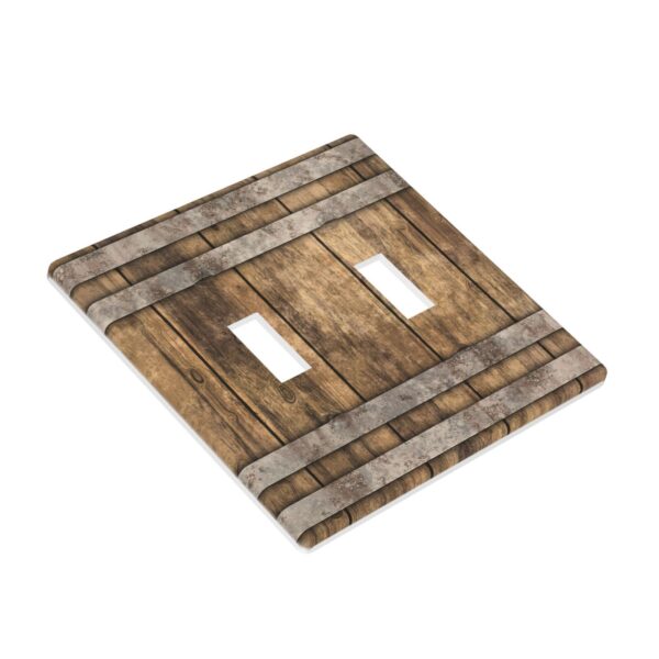 1Pcs Modern Bourbon Barrel Design Wall Switch Cover Plate  Wall Plate Cover  Outlet Covers Wall Plate  For bedroom room decoration - Image 3