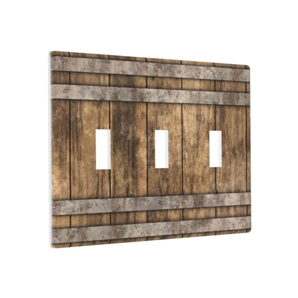 1Pcs Modern Bourbon Barrel Design Wall Switch Cover Plate  Wall Plate Cover  Outlet Covers Wall Plate  For bedroom room decoration - Image 2
