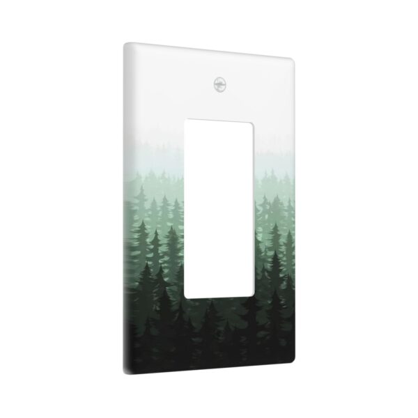 1Pcs Misty forest mountain trees and leaves Wall Switch Cover Plate  Wall Plate Cover  Outlet Covers Wall Plate  For bedroom room decoration - Image 2