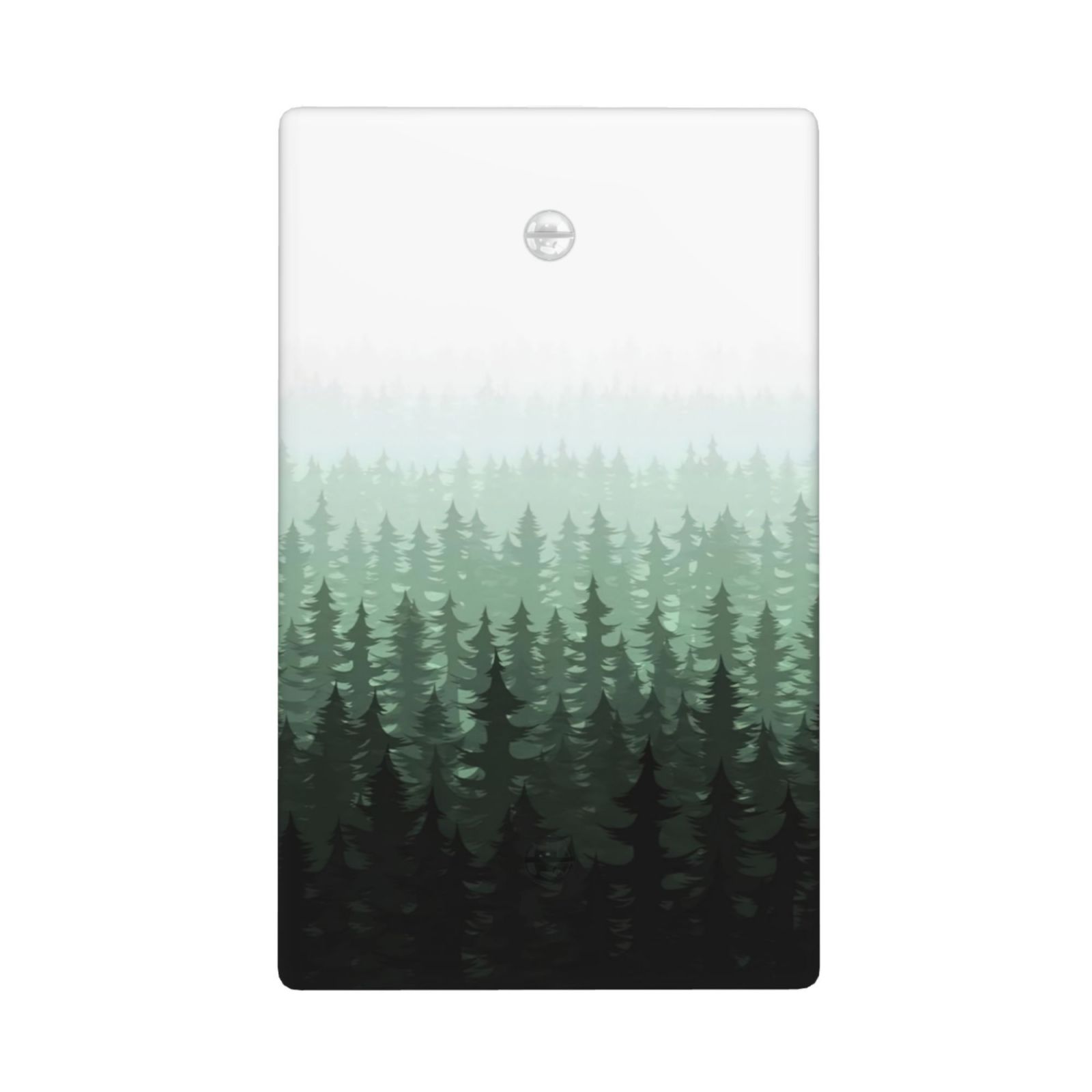 1Pcs Misty forest mountain trees and leaves Wall Switch Cover Plate  Wall Plate Cover  Outlet Covers Wall Plate  For bedroom room decoration