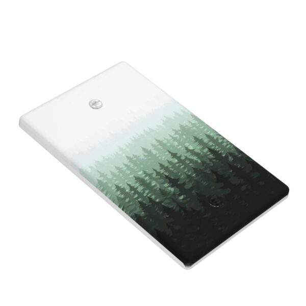 1Pcs Misty forest mountain trees and leaves Wall Switch Cover Plate  Wall Plate Cover  Outlet Covers Wall Plate  For bedroom room decoration - Image 3