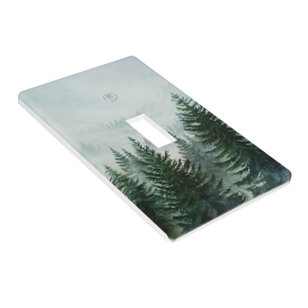 1Pcs Misty Forest Wall Switch Cover Plate  Wall Plate Cover  Outlet Covers Wall Plate  For bedroom room decoration - Image 3