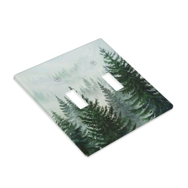 1Pcs Misty Forest Wall Switch Cover Plate  Wall Plate Cover  Outlet Covers Wall Plate  For bedroom room decoration - Image 3