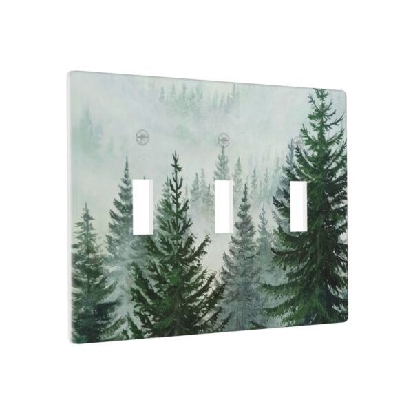 1Pcs Misty Forest Wall Switch Cover Plate  Wall Plate Cover  Outlet Covers Wall Plate  For bedroom room decoration - Image 2