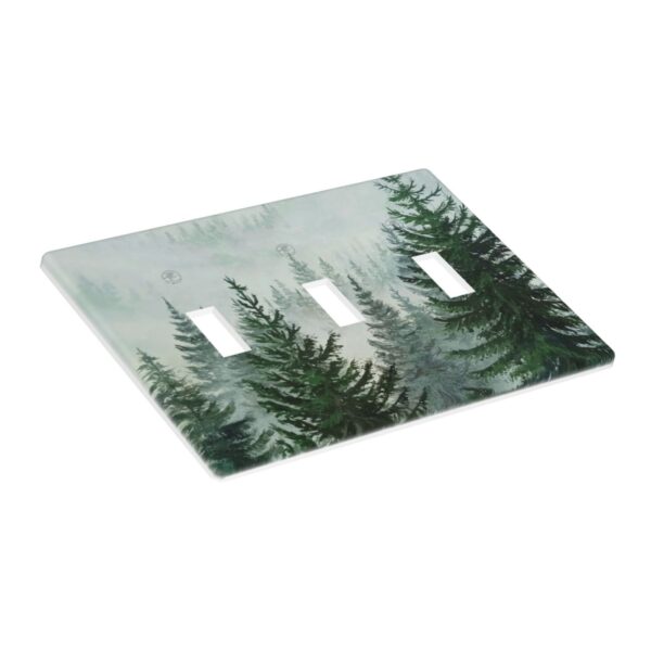 1Pcs Misty Forest Wall Switch Cover Plate  Wall Plate Cover  Outlet Covers Wall Plate  For bedroom room decoration - Image 3