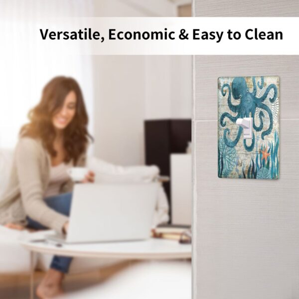 1Pcs Ocean octopus Wall Switch Cover Plate  Wall Plate Cover  Outlet Covers Wall Plate  For bedroom room decoration - Image 5