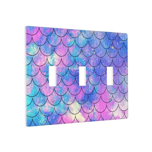 1Pcs Ocean Pastel Retro Mermaid Core Wall Plate Cover  Switch Plate Covers  Light Switch Cover Plate  Wall Plate Cover Decorative  Decorative switch and socket covers for home kitchen decoration - Image 2